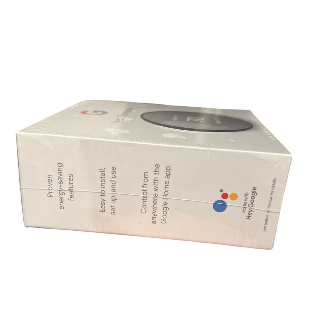Google G4CVZ Nest Smart Thermostat, Charcoal, Factory Sealed - Picture 6 of 9